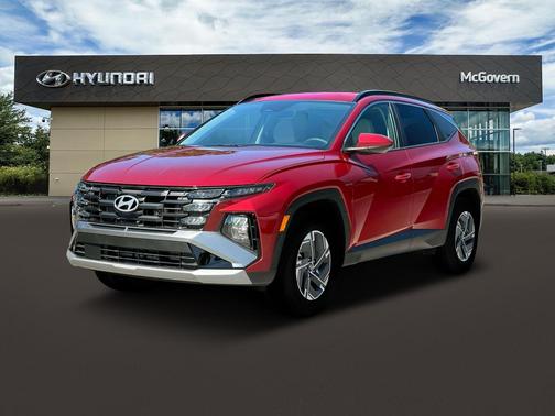 Red 2025 Hyundai TUCSON Hybrid Blue