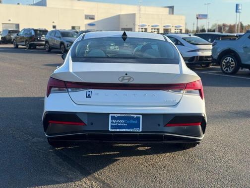 White 2024 Hyundai ELANTRA Limited