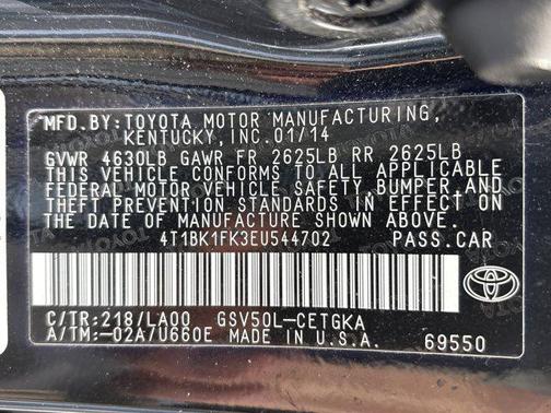 2014 Toyota Camry XLE