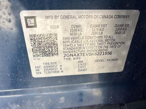 2019 Chevrolet Equinox 1LT