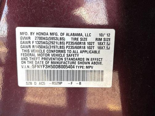 2013 Honda Pilot EX-L