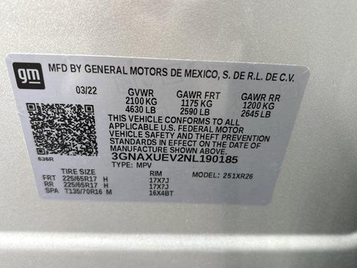 2022 Chevrolet Equinox 1LT