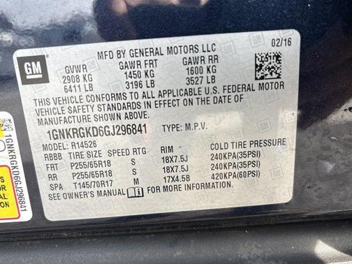 2016 Chevrolet Traverse 1LT