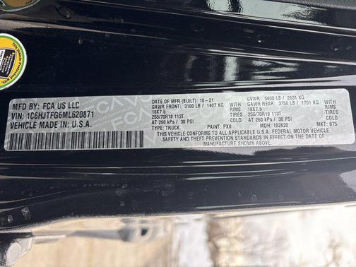 2021 Jeep Gladiator Overland