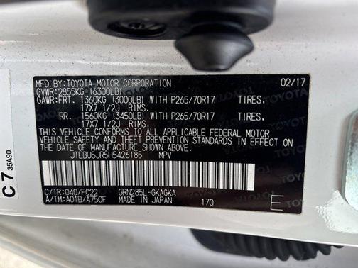 2017 Toyota 4Runner TRD Off Road