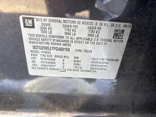 2015 GMC Sierra 1500 Denali