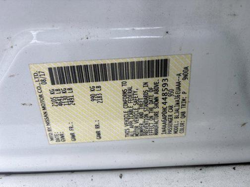 2017 Nissan Maxima 3.5 SR