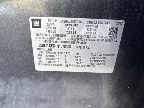 2017 Chevrolet Equinox 1LT