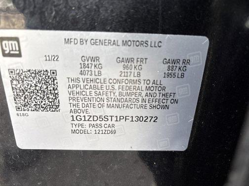 2023 Chevrolet Malibu FWD 1LT