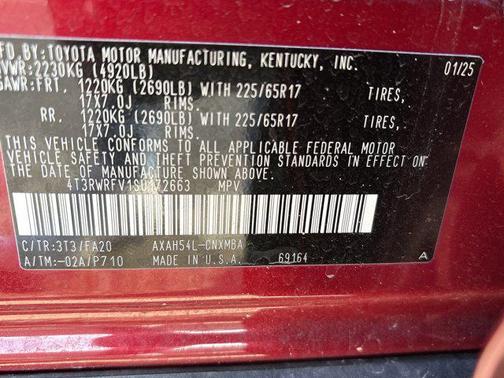 2025 Toyota RAV4 Hybrid XLE