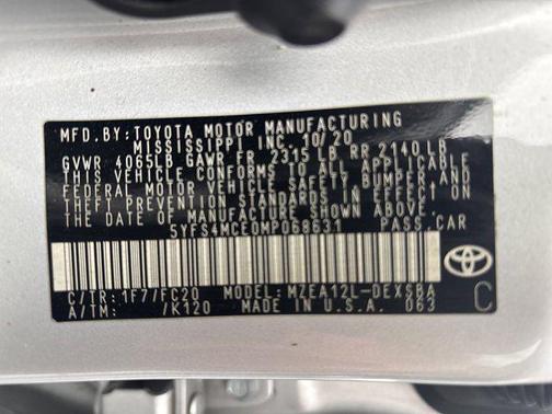 2021 Toyota Corolla SE