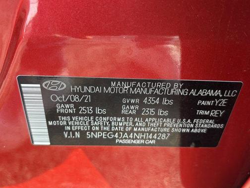 2022 Hyundai SONATA SE