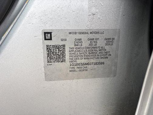 2018 Chevrolet Cruze LT