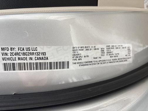 2024 Chrysler Pacifica Touring L