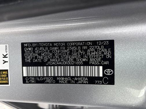 2024 Toyota Prius LE