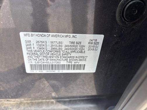 2018 Acura MDX 3.5L w/Technology Package