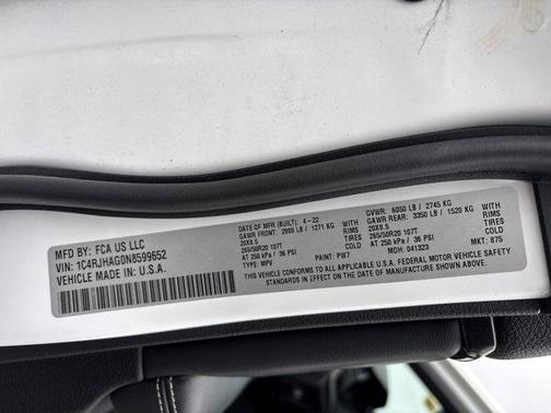 2022 Jeep Grand Cherokee Altitude