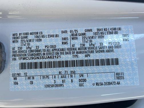 2025 Ford Escape Active