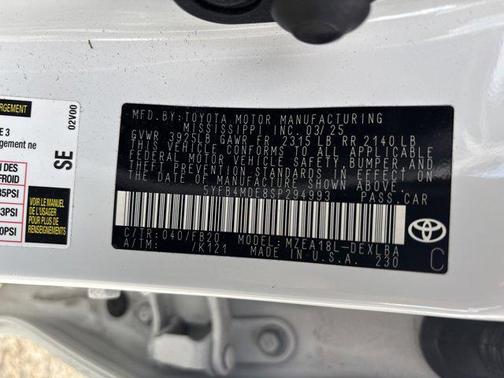 2025 Toyota Corolla LE