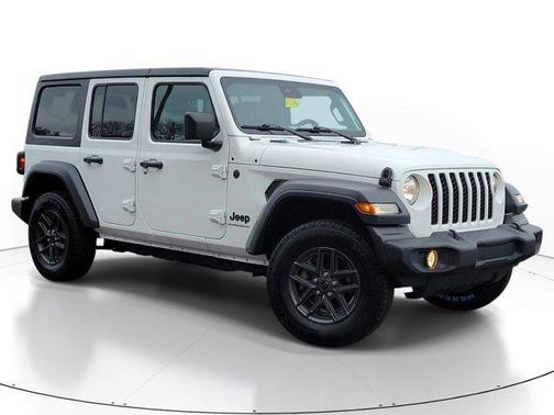 Bright White Clearcoat 2024 Jeep Wrangler Sport S