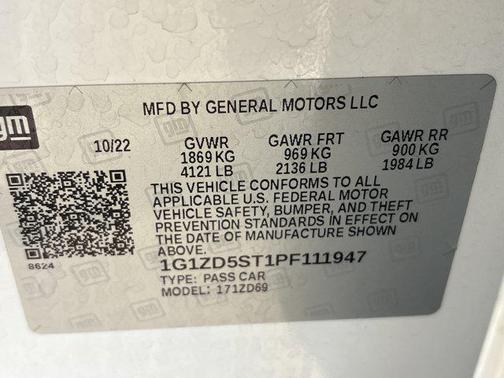 2023 Chevrolet Malibu FWD 1LT