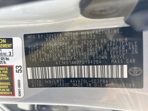 2023 Toyota Camry XSE