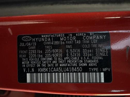 2020 Hyundai KONA SE