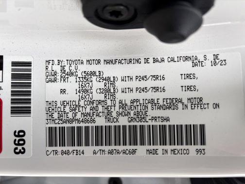 2023 Toyota Tacoma SR