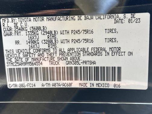 2023 Toyota Tacoma SR5