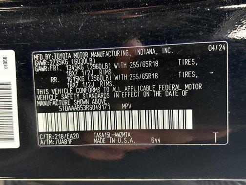 2024 Toyota Grand Highlander XLE