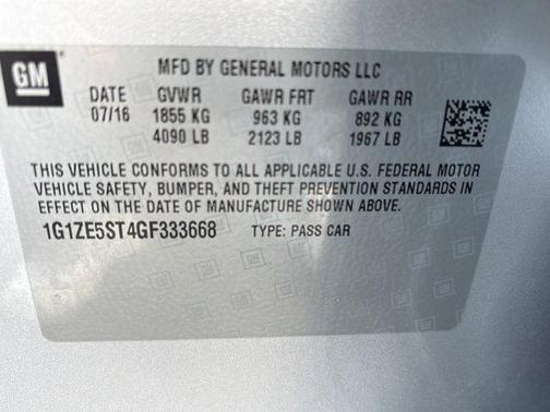 2016 Chevrolet Malibu 1LT