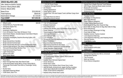 2023 Kia K5 LXS
