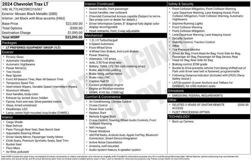 2024 Chevrolet Trax LT