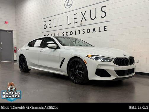 White Metallic 2022 BMW M850 Gran Coupe xDrive