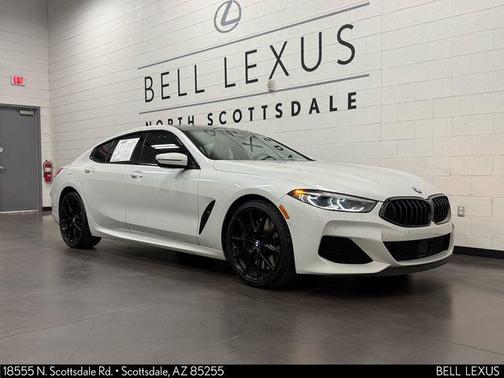 White Metallic 2022 BMW M850 Gran Coupe xDrive
