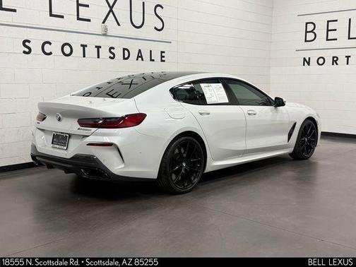White Metallic 2022 BMW M850 Gran Coupe xDrive