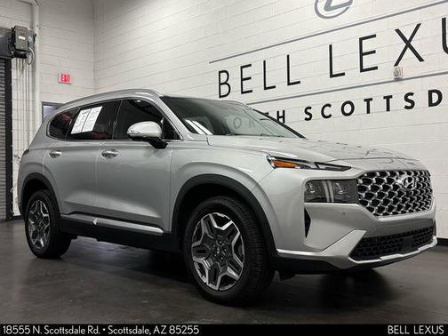 Shimmering Silver 2022 Hyundai SANTA FE Limited