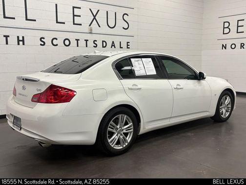 Moonlight White 2015 INFINITI Q40 Base