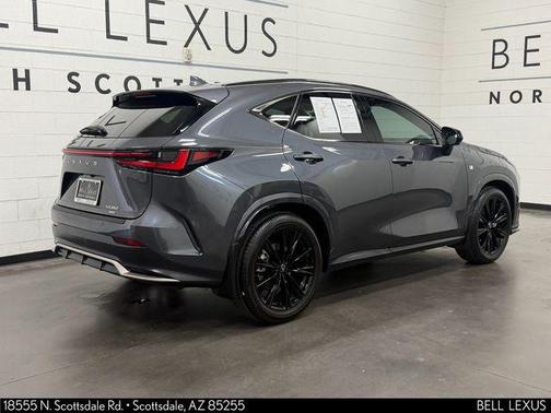 Cloudburst Gray 2025 Lexus NX 350 F SPORT Handling