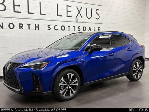 Ultrasonic Blue Mica 2.0 w/Obsidian Roof 2026 Lexus UX 300h F SPORT Design
