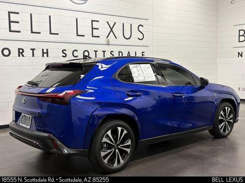 Ultrasonic Blue Mica 2.0 w/Obsidian Roof 2026 Lexus UX 300h F SPORT Design