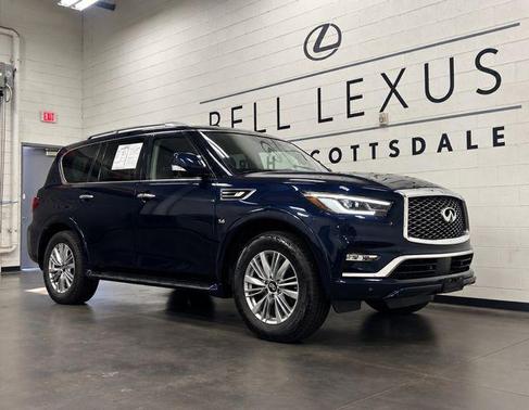 Hermosa Blue 2020 INFINITI QX80 Luxe