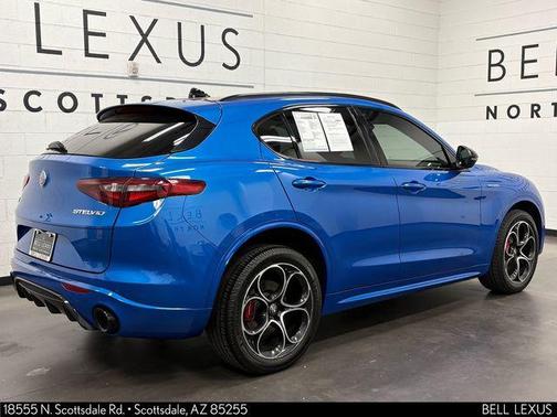Misano Blue Metallic 2023 Alfa Romeo Stelvio Veloce AWD