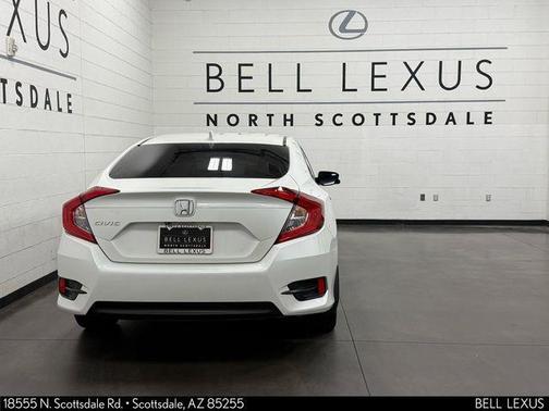 White Orchid Pearl 2017 Honda Civic EX