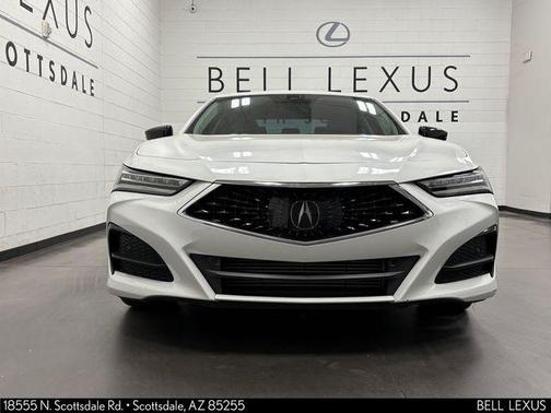 Platinum White Pearl 2021 Acura TLX Technology