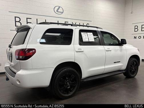 Super White 2019 Toyota Sequoia TRD Sport