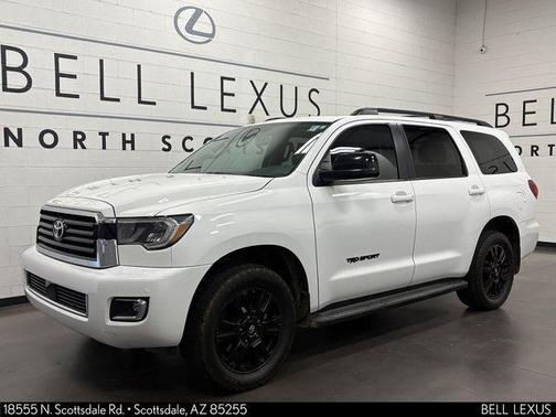 Super White 2019 Toyota Sequoia TRD Sport
