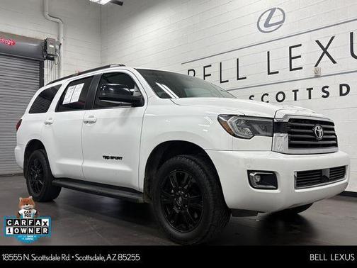 Super White 2019 Toyota Sequoia TRD Sport