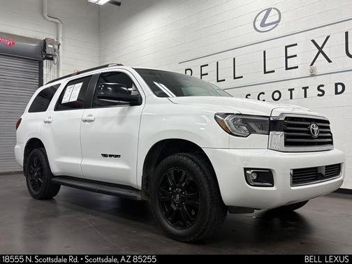 Super White 2019 Toyota Sequoia TRD Sport