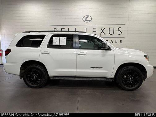 Super White 2019 Toyota Sequoia TRD Sport